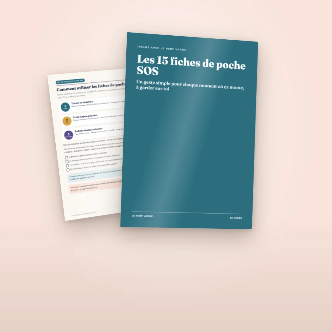 Bonus Les 15 fiches de poche SOS